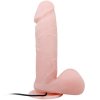 Realistické dildo 19,5 cm - vibrátor s rotační funkcí