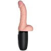 Vibrační dildo - reálný vzhled - zahřívání na lidskou teplotu. KING cock plus