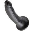 Černé dildo 18 cm se silnou přísavkou