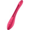 SATISFYER ELASTIC JOY MULTI VIBRÁTOR - Barva: ČERVENÁ