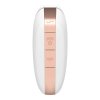 SATISFYER LOVE TRIANGLE AIR PULSE STIMULATOR & VIBRATOR WHITE