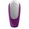SATISFYER DVOJITÁ ZÁBAVA PRO PARTNERY VIBRÁTOR - Barva: FIALOVÁ