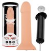 Luxusní silikonové stříkací dildo 17 x 3,5 cm se silnou přísavkou