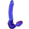 Větší strapless dildo oboustranné 24 cm
