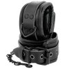 DARKNESS LEATHER WRIST ANKLE RESTRAINTS Barva: ČERNÁ