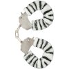FURRY FUN CUFFS BONDAGE ZEBRA