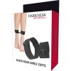 DARKNESS ZAČÁTEČNÍKY NYLON ANKLE CUFFS Barva: ČERNÁ