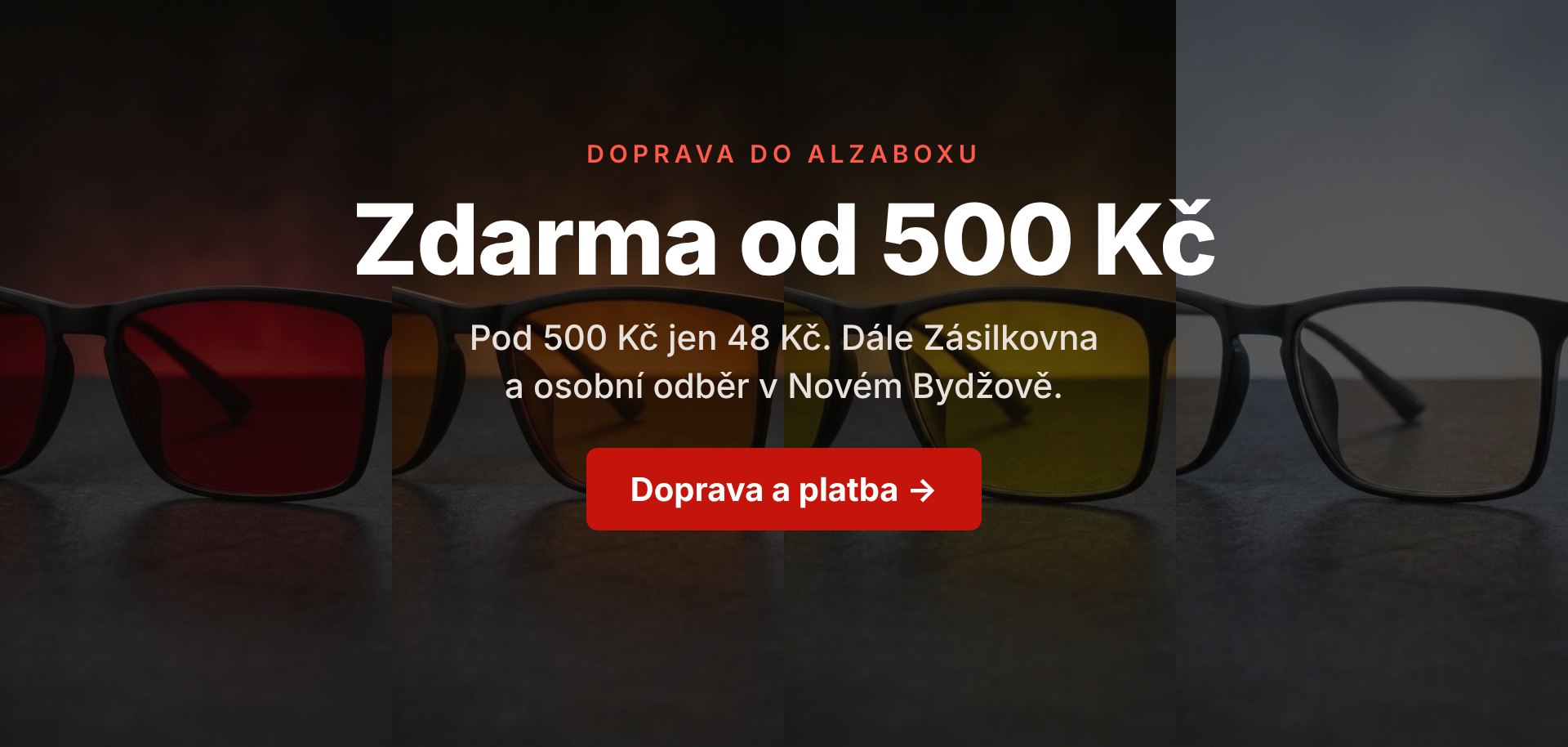 Doprava do AlzaBoxu zdarma od 500 Kč