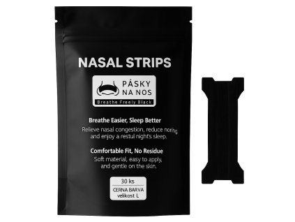 pasky na nos front breathe freely black