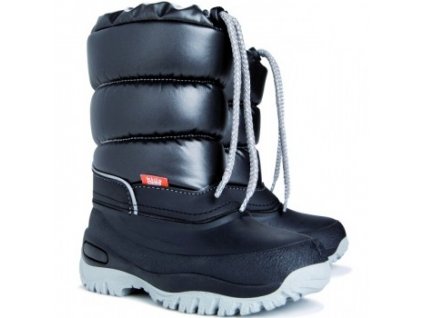 Kinder Winterstiefel Schneestiefel gefüttert LUCKY.Schwarz Warmfutter Antirutsch Gummisohle rutschfeste