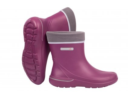 Camminare ROMA lila Gummistiefel mit Thermoeinsatz, ultraleicht