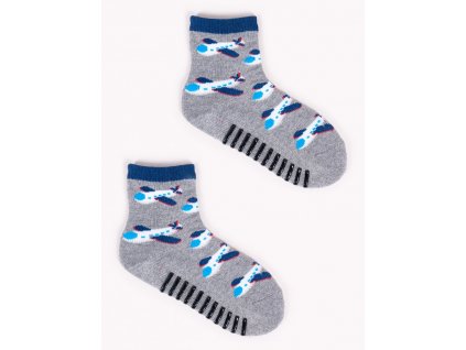 letadla skarpety chlopiece bawelniane polfrotte z abs kolorowe 6pak (1)