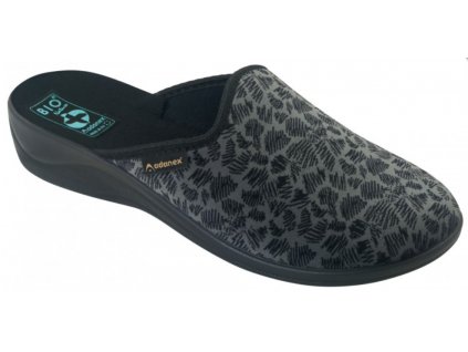 Damen Hausschuhe ADANEX Silvia 27687 grau