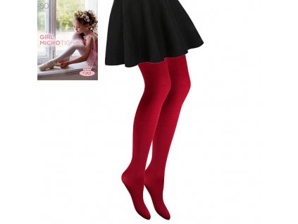 GIRL micro tights nohy beet red