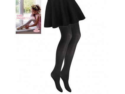 GIRL micro tights nohy nero