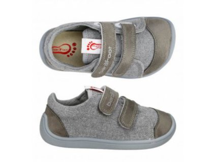 Canvas-Sneaker 3F Natural 3BE29N/4 bar3foot super flexi Grau barefoot