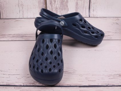 Camminare Flow clog  Herren Gummipantoffeln Strandschuhe dunkelblau NAVY