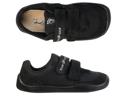 Tenisky plátěnky 3F OHIO 3BS26/99 bar3foot super flexi černé barefoot