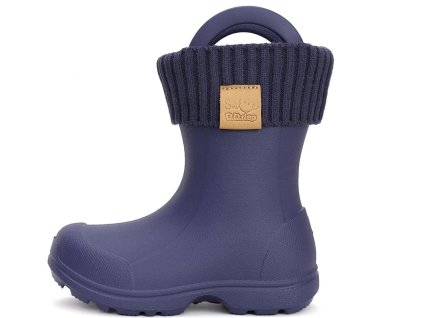 Holínky gumáčky D.D.step I106-42628 Blue modré s vyjímatelnou vložkou