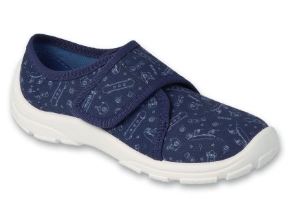 Bačkory papuče Befado 974X553 974Y553 DANNY modré SKATE