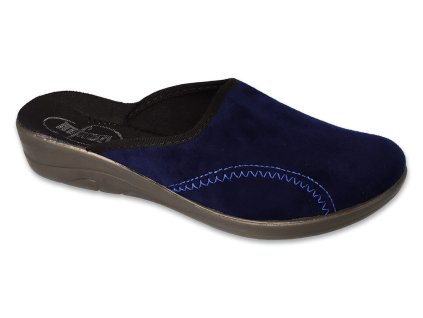 Pantofle bačkory papuče dámské Befado Jula 552D019 tm. modré