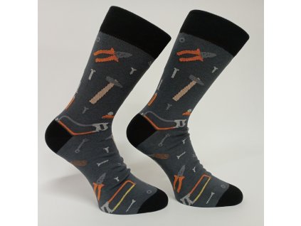 KUTILsedevzorovane ponozky kutil