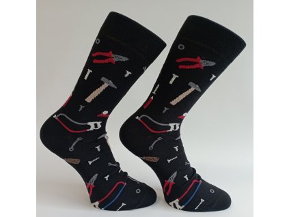 KUTILcernevzorovane ponozky kutil