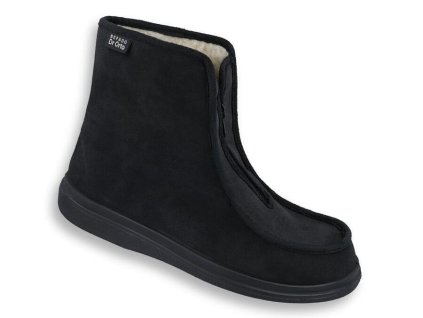 Senior schuhe Befado 996D013 schwarz gefutteret