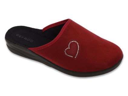 60402 1 551d016 36 pantofle befado home and go bordo