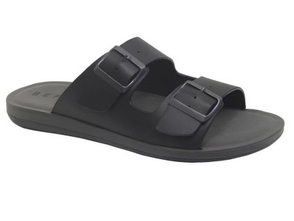 158m025 40 befado panske kozene pantofle cerne