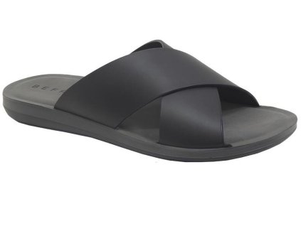 158m026 40 befado panske kozene pantofle cerne