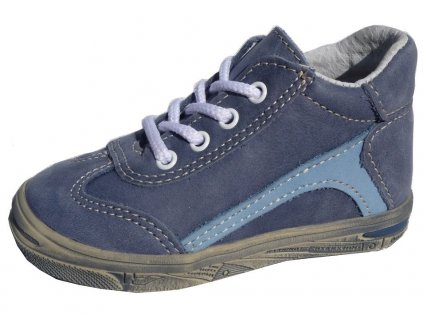 Celoroční kožené botičky obuv JONAP 033M modré 3210