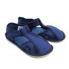 Bačkory papuče BAREFOOT EF 386 Blue modré