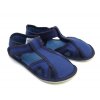 Jungen Hausschuhe BAREFOOT EF 386 Blue Blau