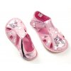 Bačkůrky capáčky BAREFOOT EF 386 Pink Unicorn růžové s jednorožcem otevřené