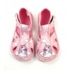 Bačkůrky capáčky BAREFOOT EF 386 Pink Unicorn růžové s jednorožcem otevřené