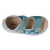 Jungen Sandalen Befado Sunny 063X011 DINO Grün Lederinnensohle
