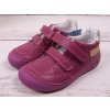 Celoroční kožené boty obuv BAREFOOT D. D. step S063-41377C fuchsiové