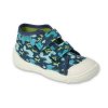 BEFADO Jungen Sneakers 212P076 DINO Flexible, Klettverschluss, Blau