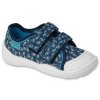 Jungen Canvas-Sneakers Befado 907P158 Blau, Autos, Klettverschluss