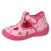 Mädchen Hausschuhe Befado Honey 630p014 Rosa Meer flexibles Licht höher