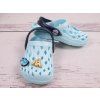 Camminare Flow clogs rubber slippers beach shoes mint with 3 decorations