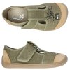 Bačkůrky plátěnky 3F 3BE3/LN35 bar3foot super flexi khaki Spider pavouk barefoot
