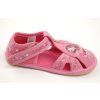 Slippers BAREFOOT EF 386 Melanie pink with hearts, open