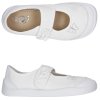 Balerínky prezuvky 3F M-ATHENA 3BS2/1 bar3foot super flexi biele s motýlikom barefoot
