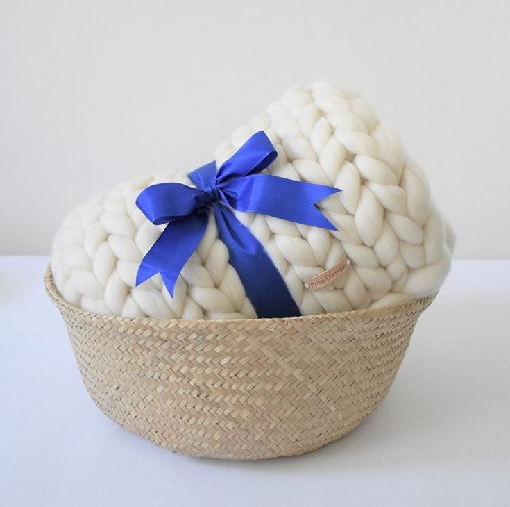 Výroba pletené deky