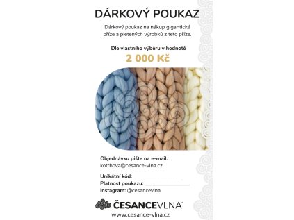 Dárkový poukaz na libovolný nákup