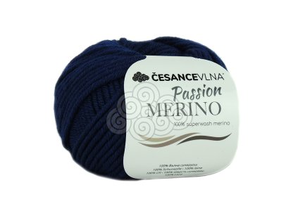 100% Merino příze - Passion tmavá modrá