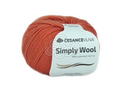 100% Merino příze - Simply lososová