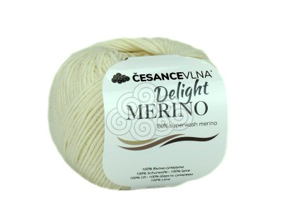 100% Merino příze - Delight smetanová